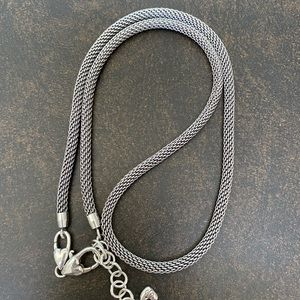 Brighton long mesh charm necklace